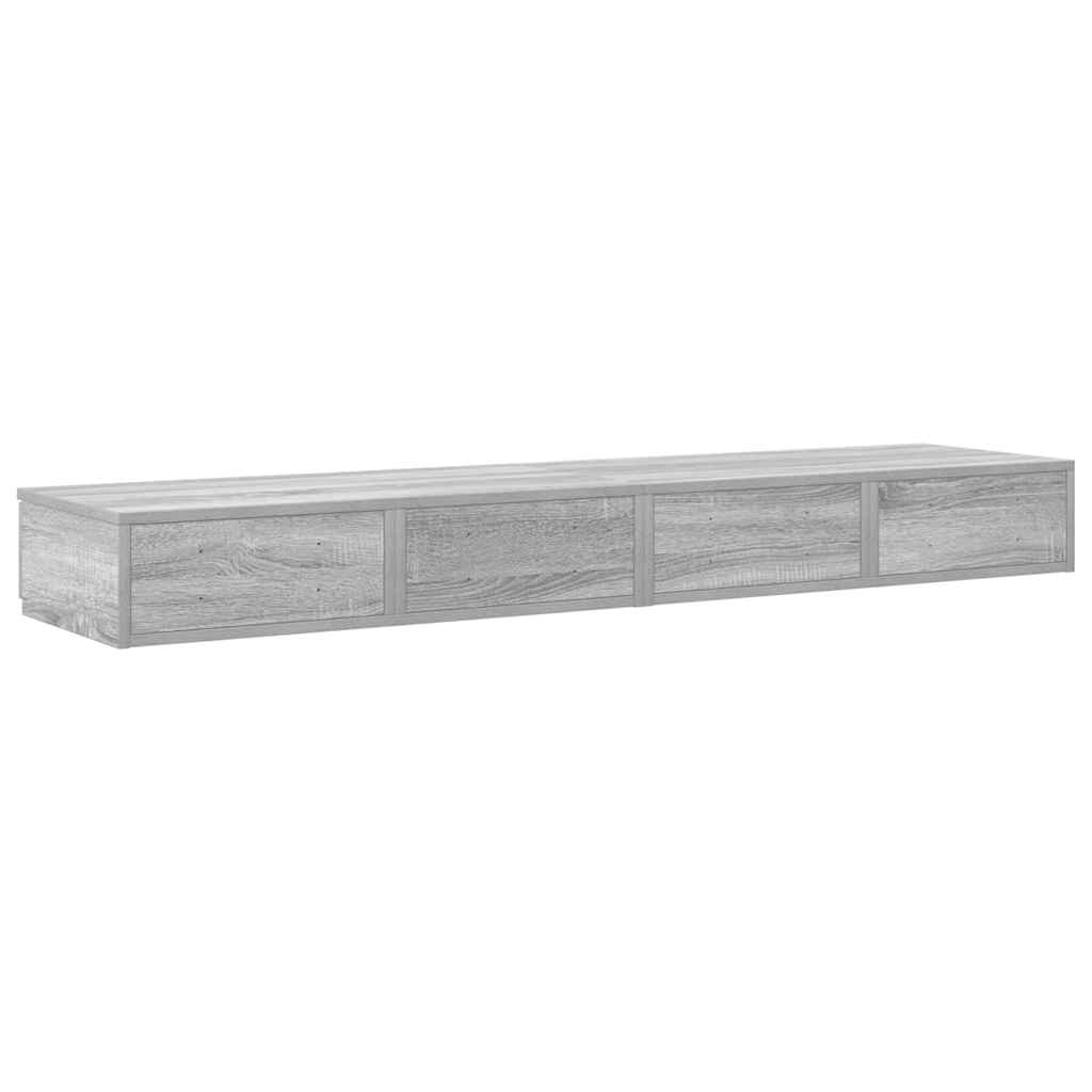 Ladice za krevet s ladicama Siva Sonoma 135 x 36,5 x 16,5 cm