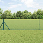 Zavarena žičana ograda 2500 x 60 cm Zelena