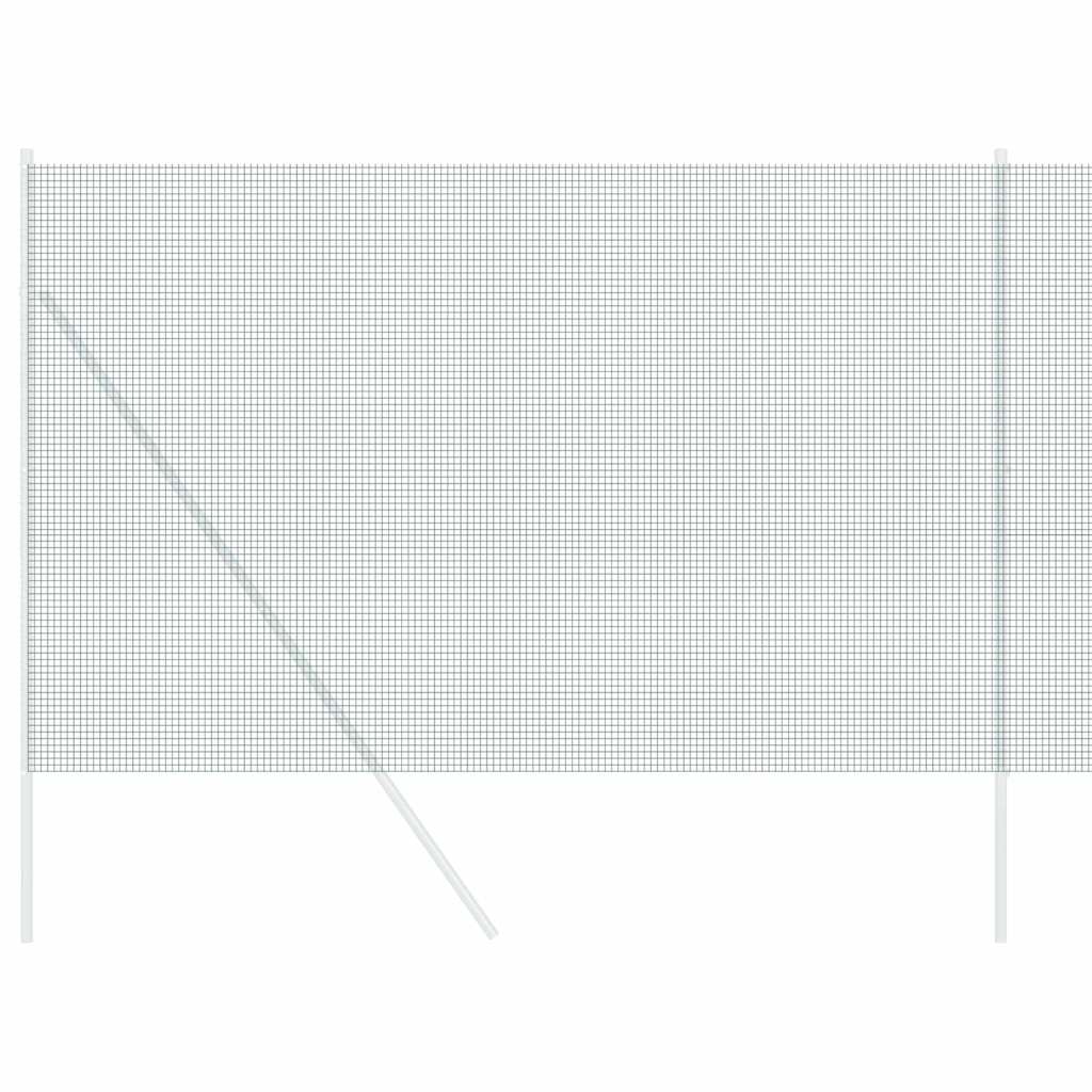 Zavarena žičana ograda 2500 x 150 cm Zelena