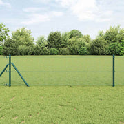 Zavarena žičana ograda 5000 x 80 cm Zelena