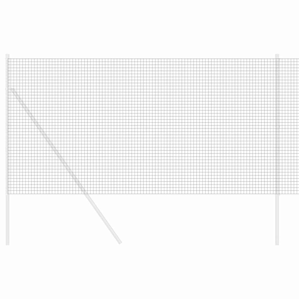 Zavarena žičana ograda 1000 x 140 cm Siva