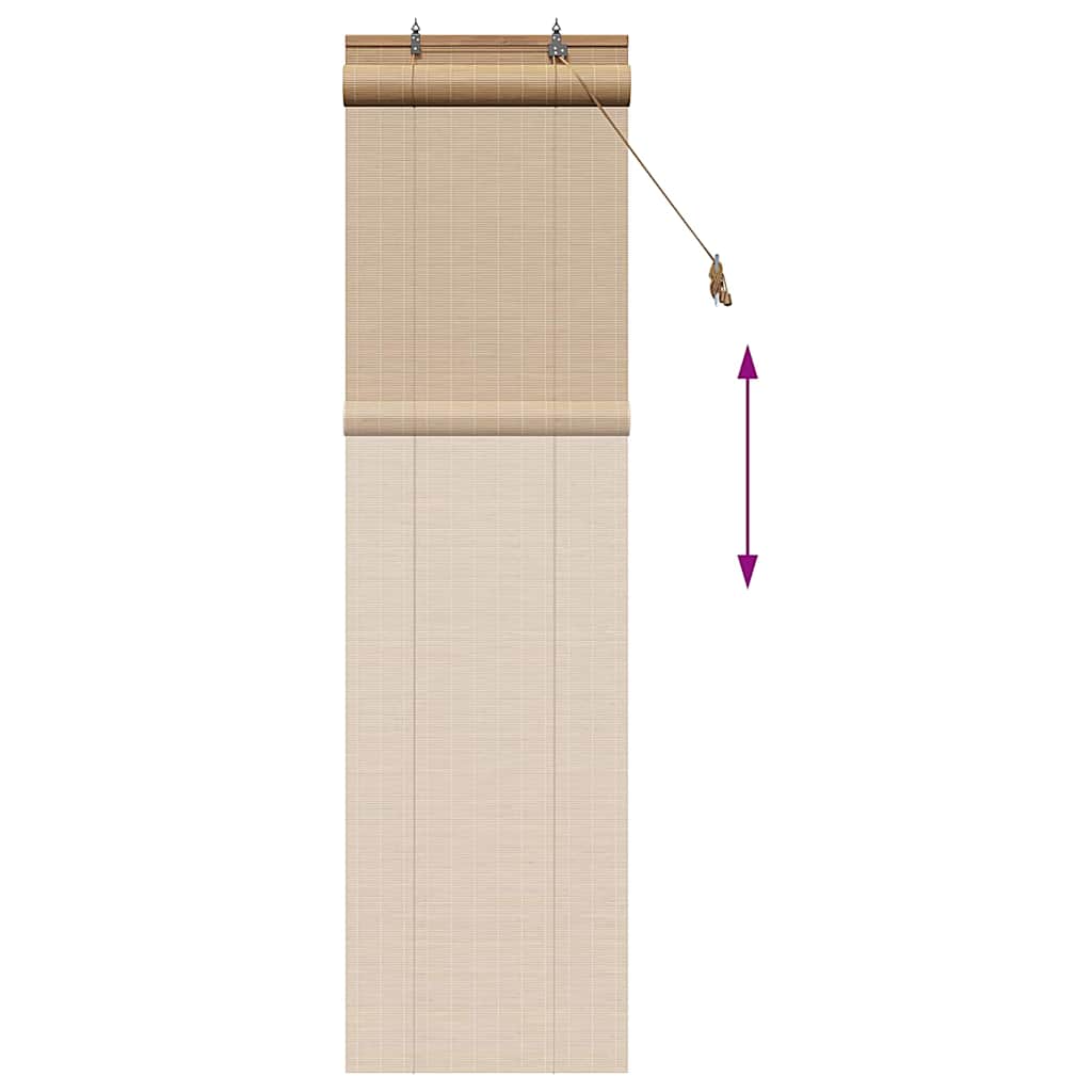 Rolo zavjesa Smeđa 60 x 220 cm Bambus