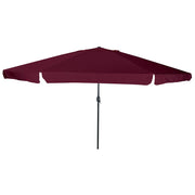 Vrtni suncobran Bordeaux Crvena 394 x 394 x 248 cm