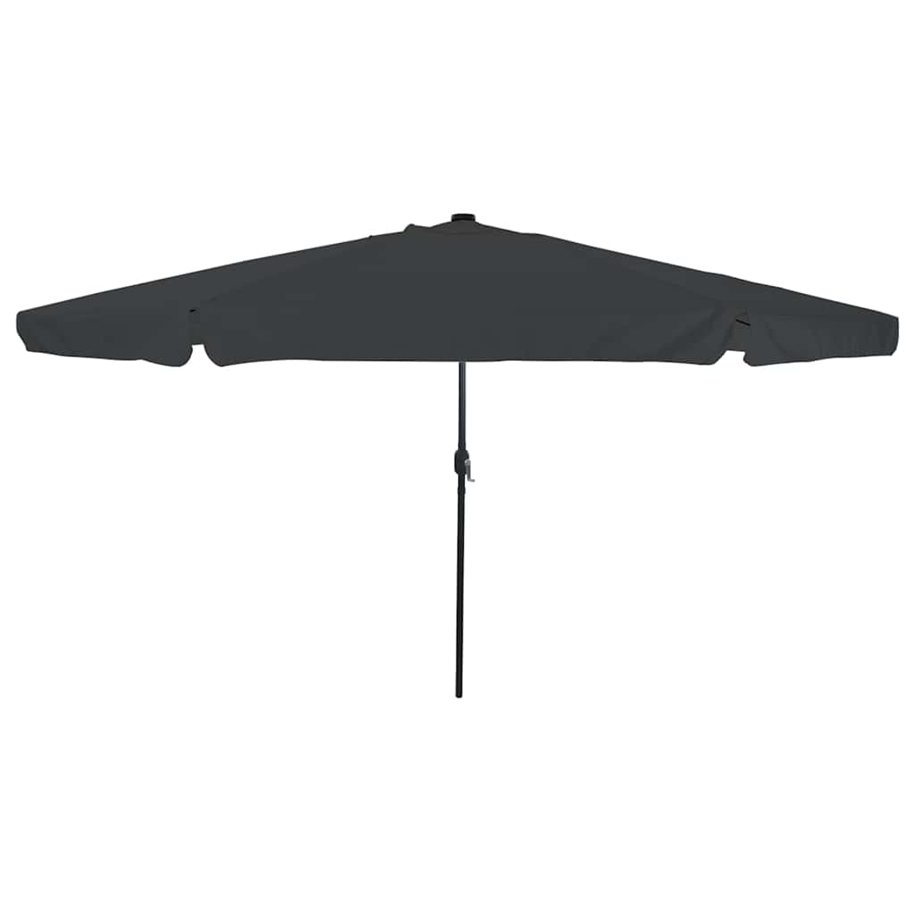 Vrtni suncobran Antracit 395 x 395 x 245 cm Poliester