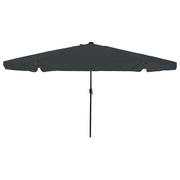 Vrtni suncobran Antracit 395 x 395 x 245 cm Poliester