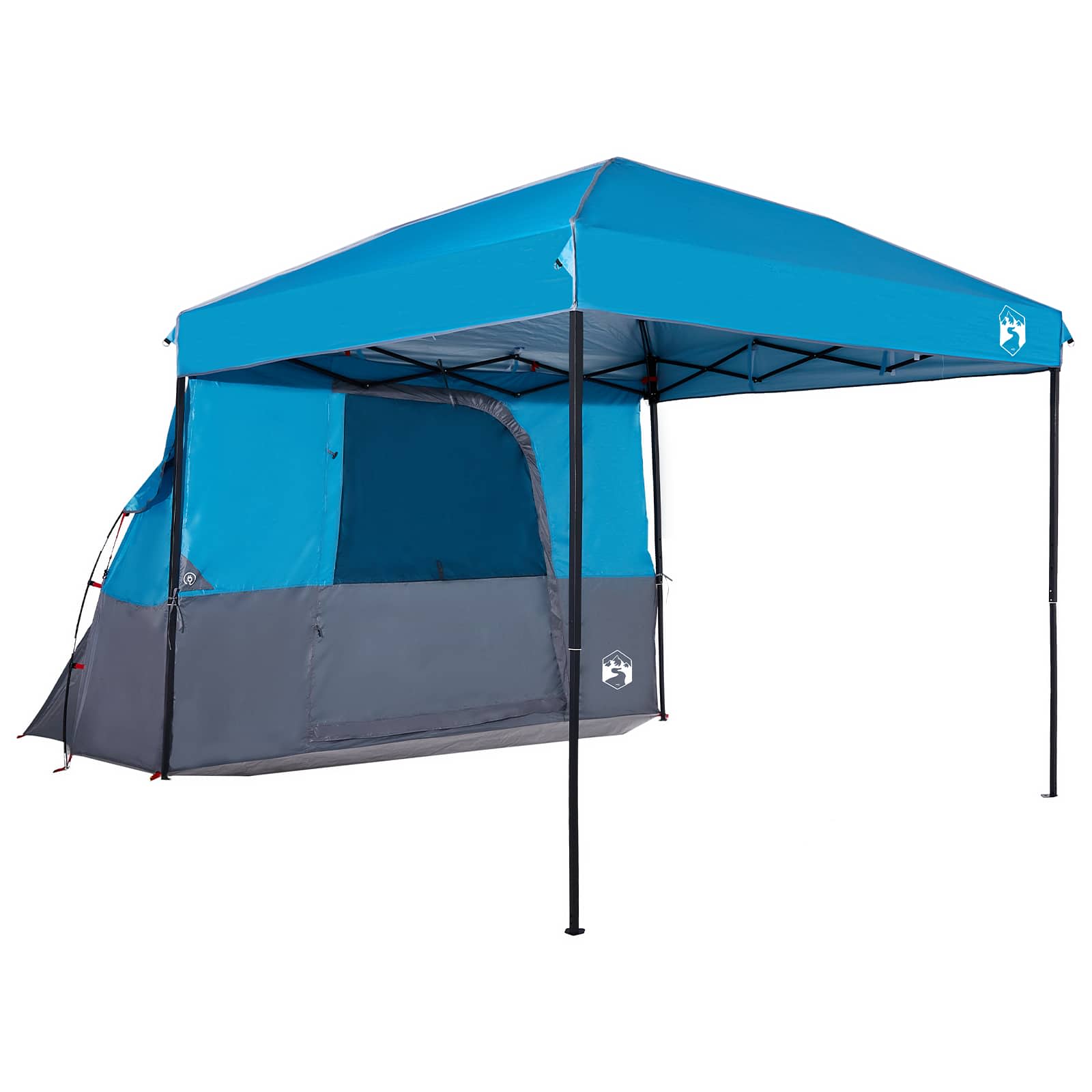 Set Kamp Šatora s krovom s pohranom 2 pcs Plava Tafta i Tkanina