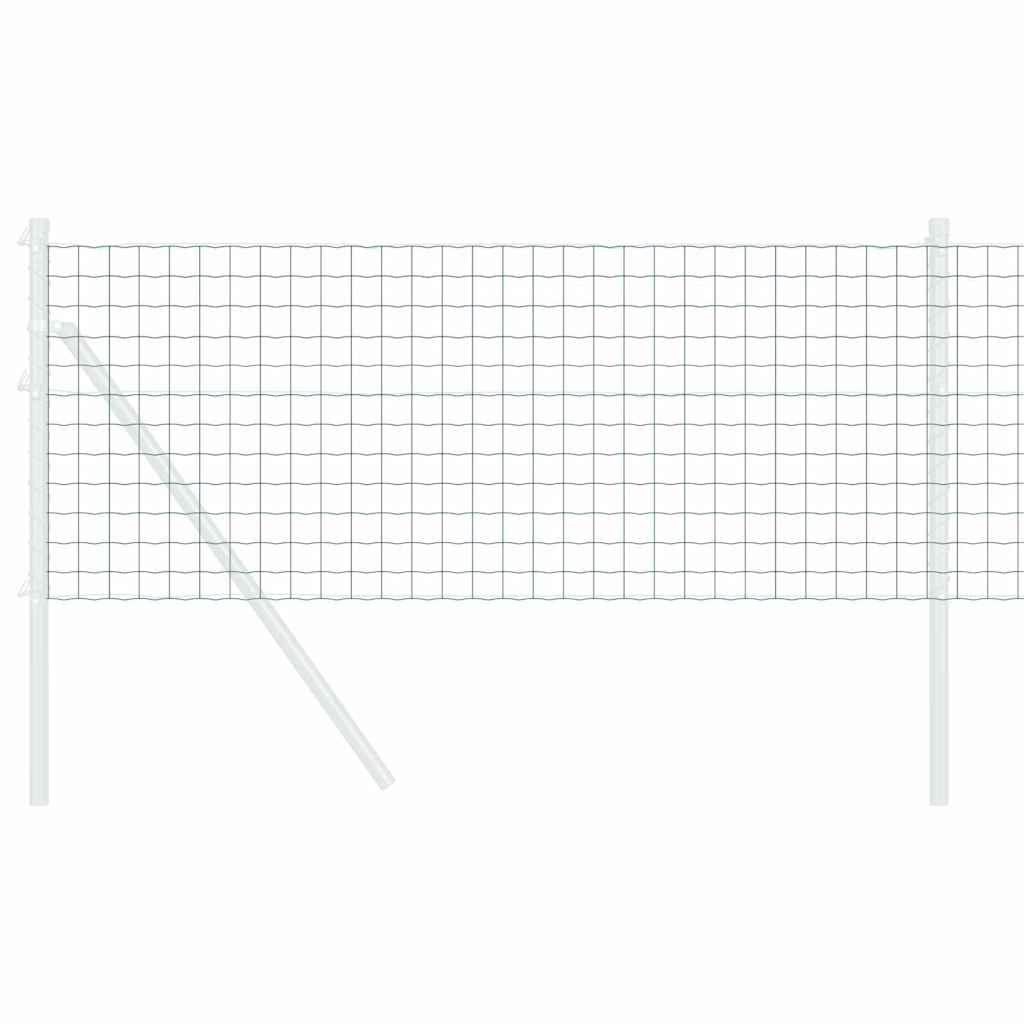 Euro ograda Zelena 0,4 x 10 m Željezo prekriveno PVC-om