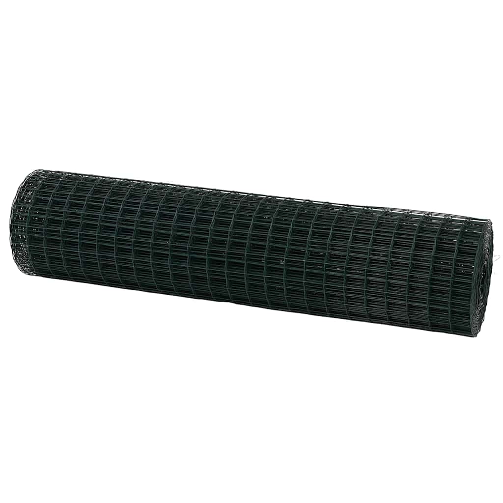 Euro ograda Zelena 1 x 10 m Željezo prekriveno PVC-om