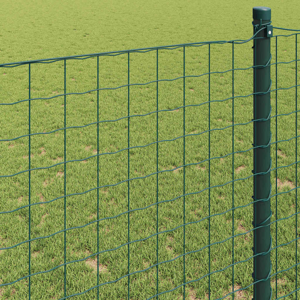 Euro ograda Zelena 1,4 x 10 m Željezo prekriveno PVC-om