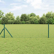 Euro ograda 0,6 x 10 m Željezo prekriveno PVC-om Zelena