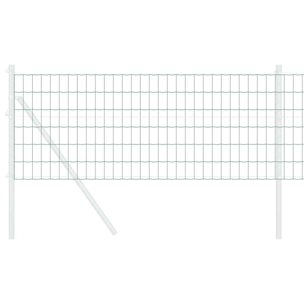 Euro ograda 0,6 x 10 m Željezo prekriveno PVC-om Zelena