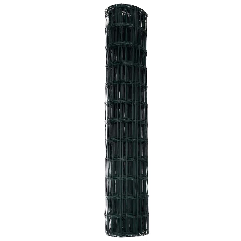 Euro ograda Zelena 1 x 10 m Željezo prekriveno PVC-om