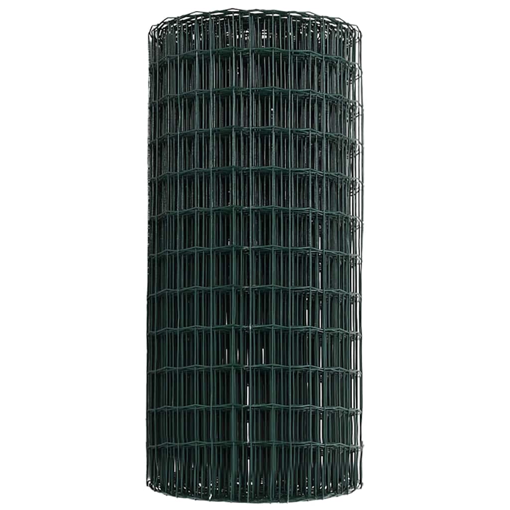 Euro ograda Zelena 0,4 x 25 m Željezo prekriveno PVC-om
