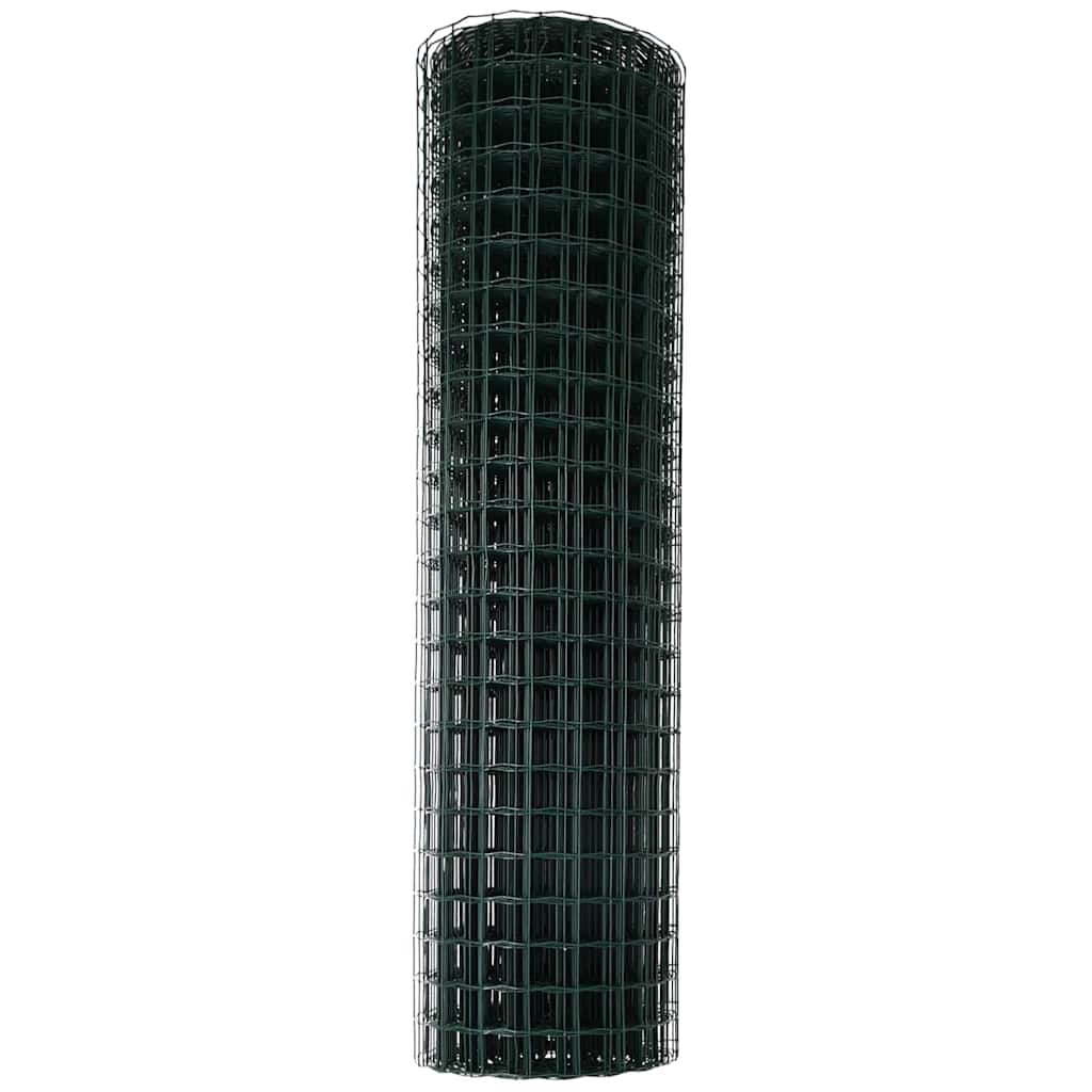 Euro ograda Zelena 1 x 25 m Željezo prekriveno PVC-om