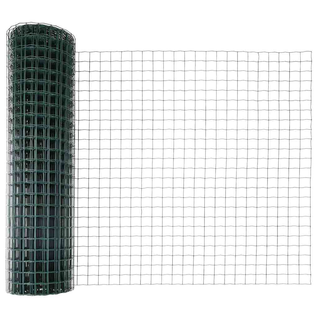 Euro ograda Zelena 1,2 x 25 m Željezo prekriveno PVC-om