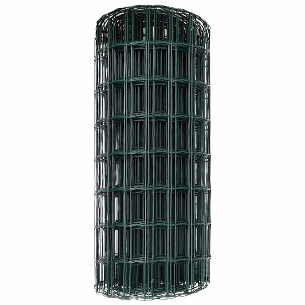 Euro ograda Zelena 0,8 x 25 m Željezo prekriveno PVC-om