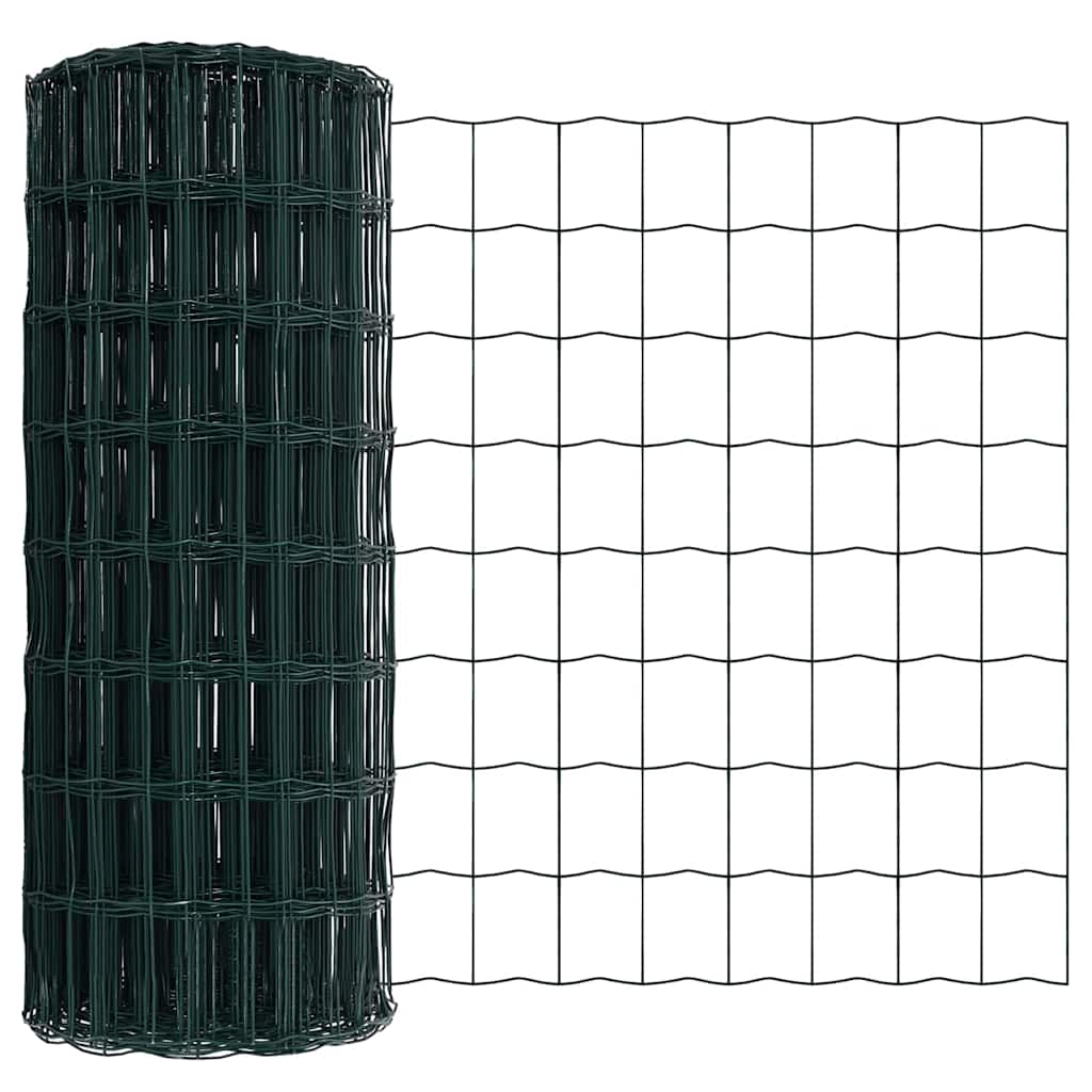 Euro ograda Zelena 0,4 x 25 m Željezo prekriveno PVC-om