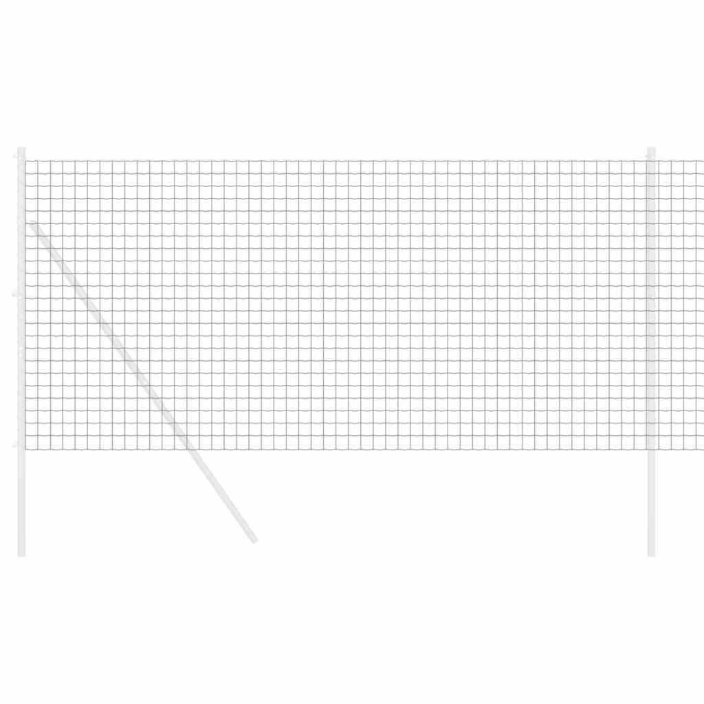Euro ograda Siva 1 x 10 m Željezo prekriveno PVC-om