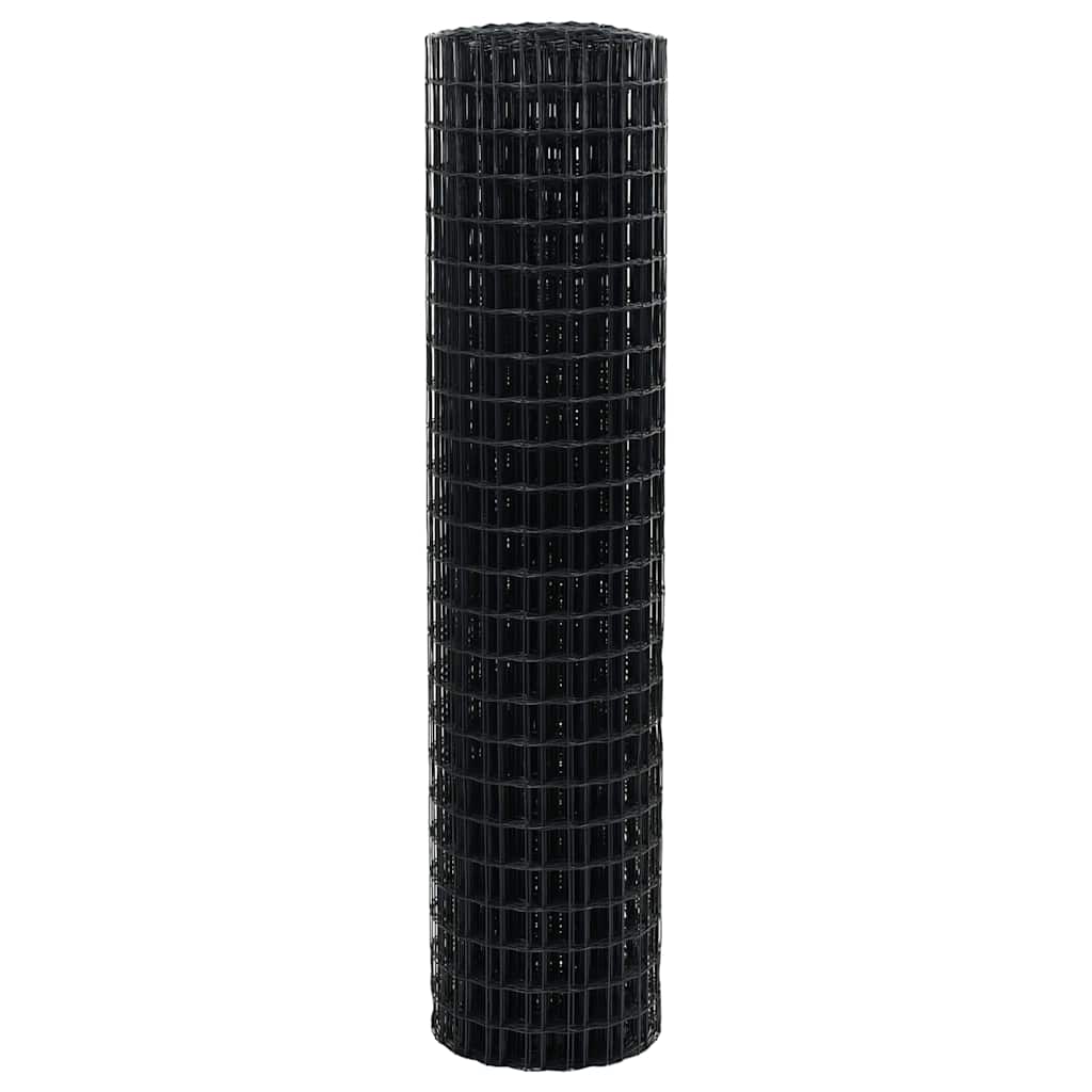 Euro ograda Siva 1,2 x 10 m Željezo prekriveno PVC-om