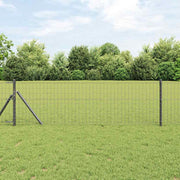 Euro ograda Siva 0.6 x 10 m Željezo prekriveno PVC-om