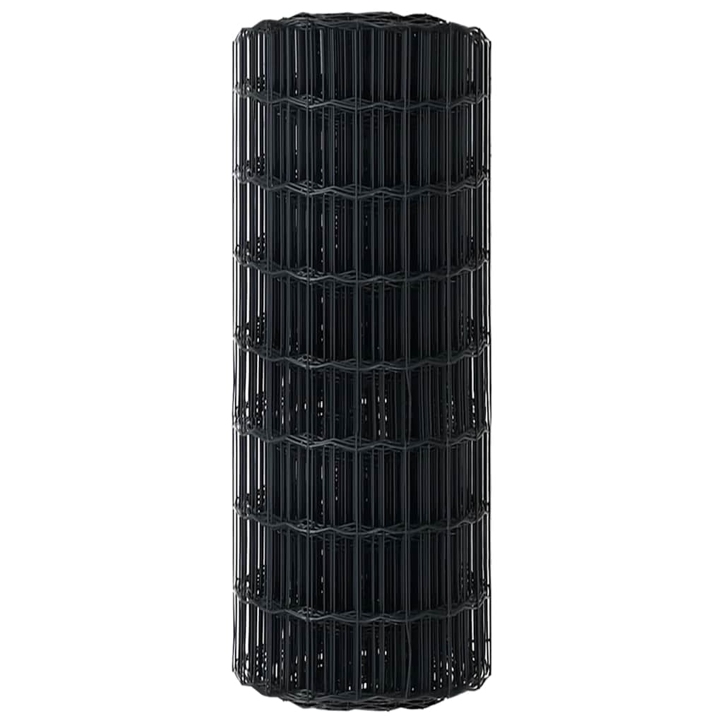 Euro ograda Siva 0.6 x 10 m Željezo prekriveno PVC-om