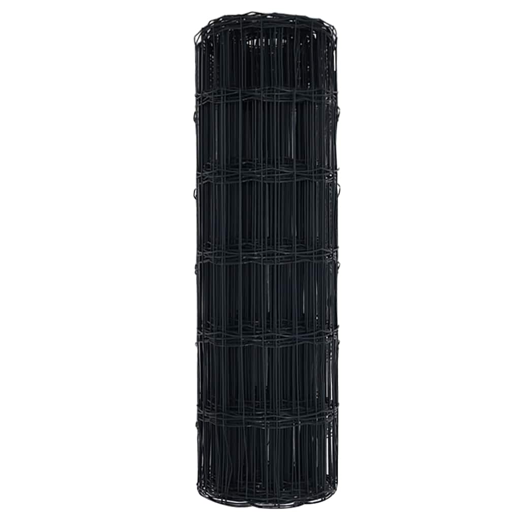 Euro ograda Siva 0,4 x 10 m Željezo prekriveno PVC-om
