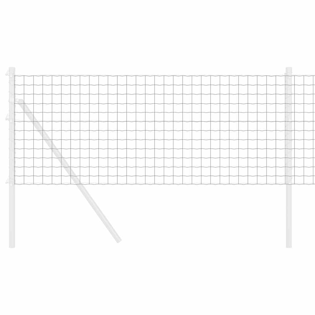 Euro ograda Siva 0,6 x 25 m Željezo prekriveno PVC-om