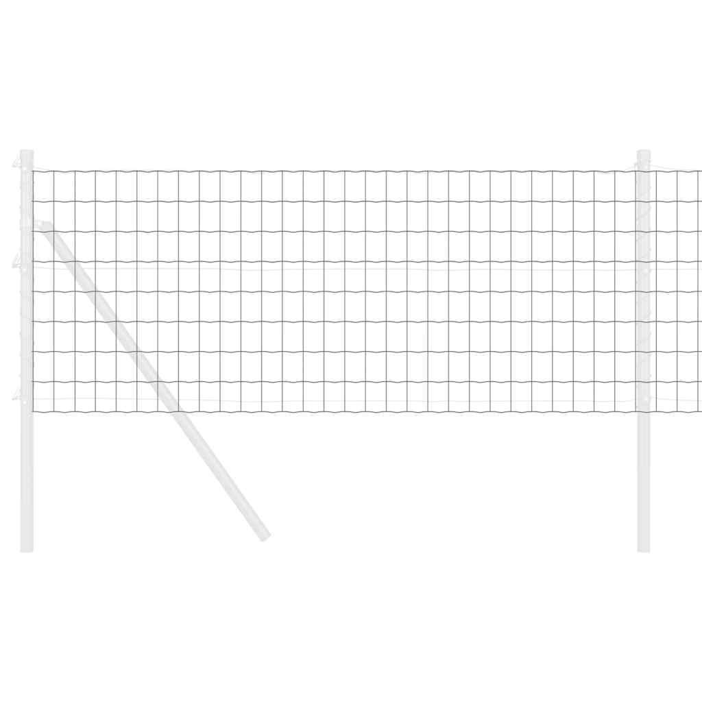 Euro ograda Siva 0.4 x 25 m Željezo prekriveno PVC-om