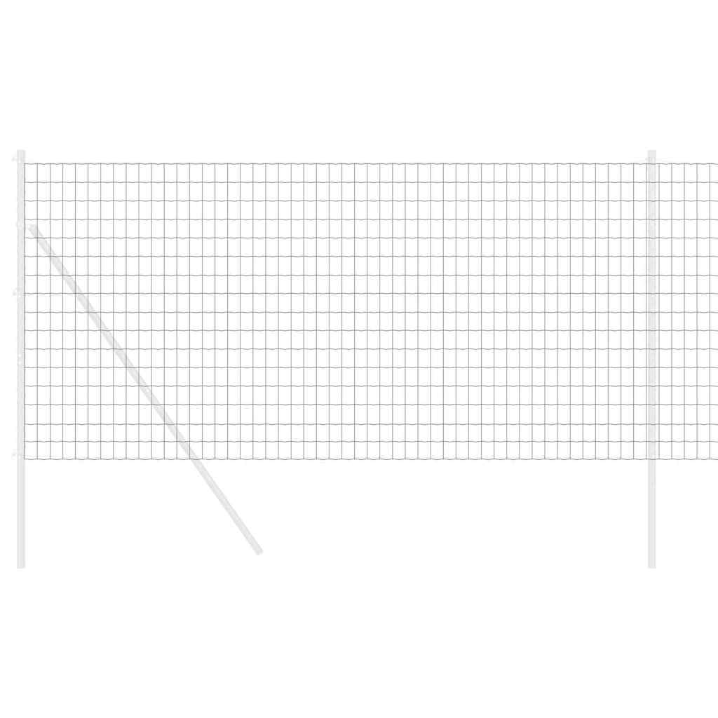 Euro ograda Siva 1 x 25 m Željezo prekriveno PVC-om