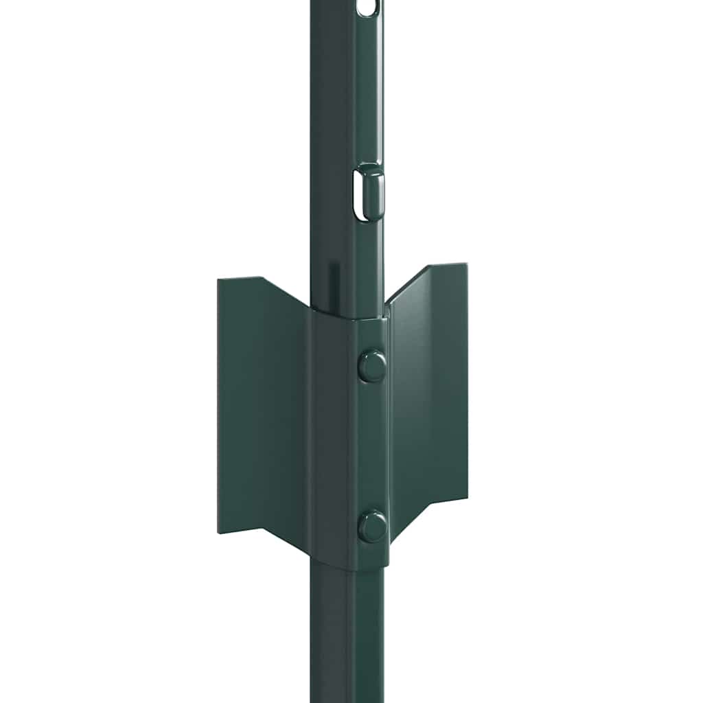 Stup za ogradu 22 pcs Zelena 120 cm Čelik