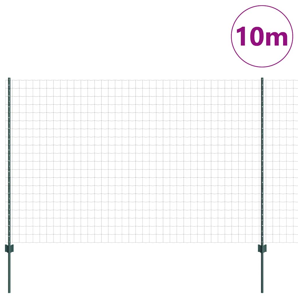 Zavarena žičana ograda 10 x 1,5 m (Š x V) Čelik premazan PVC-om