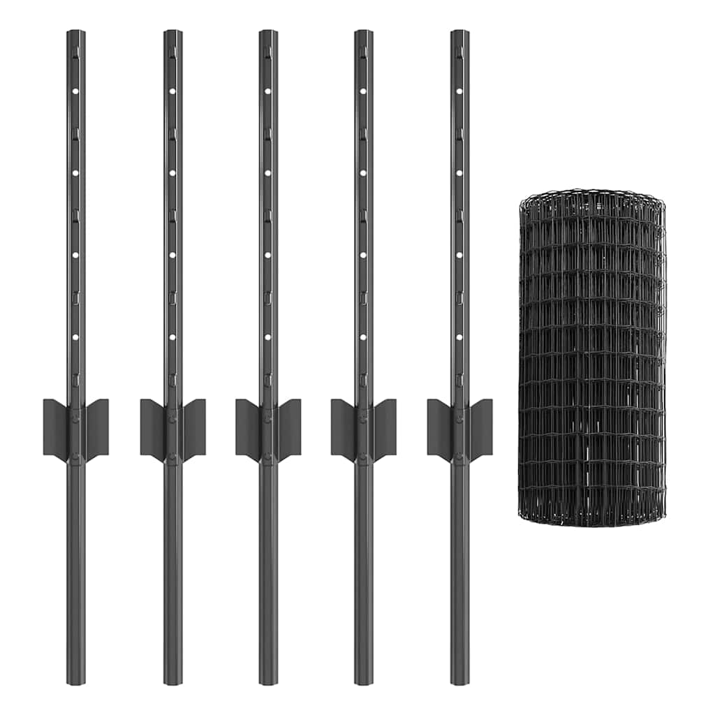 Zavarena žičana ograda 10 x 0,4 m (Š x V) Čelik premazan PVC-om