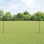 Euro ograda s postom 10 x 1,6 m Čelik premazan PVC-om Siva