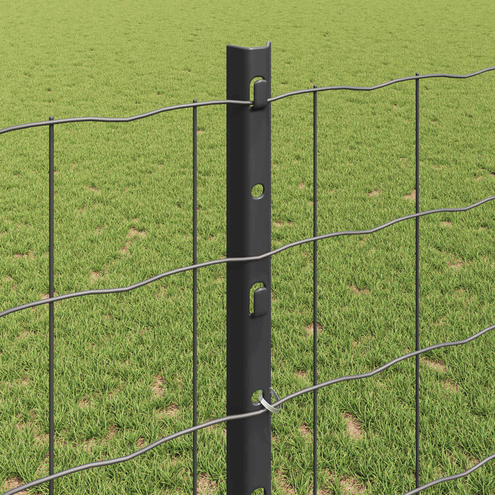 Zavarena žičana ograda 25 x 1,2 m (Š x V) Čelik premazan PVC-om