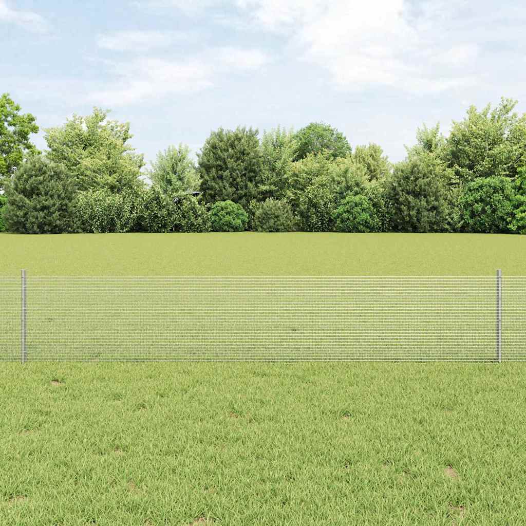 Zatvorena žičana ograda s postovima 10 x 0,4 m Pocinčani čelik