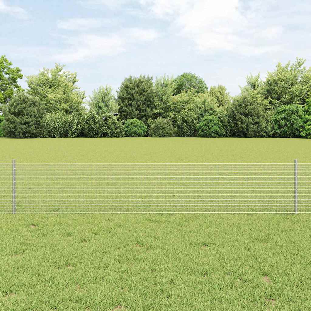 Zatvorena žičana ograda s postovima 10 x 0,4 m Pocinčani čelik