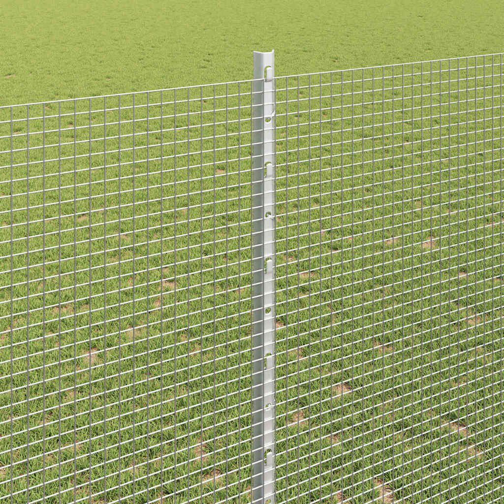 Zatvorena žičana ograda s postovima 10 x 1,4 m Pocinčani čelik