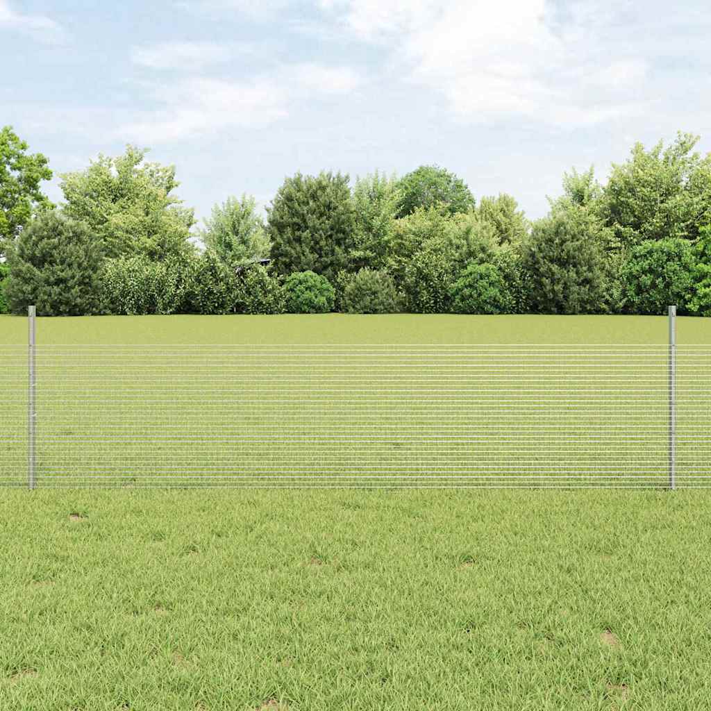 Zavarena žičana ograda s postom 25 x 0,5 m (Š x V)