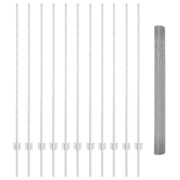 Zatvorena žičana ograda s postovima 25 x 1,4 m Pocinčani čelik