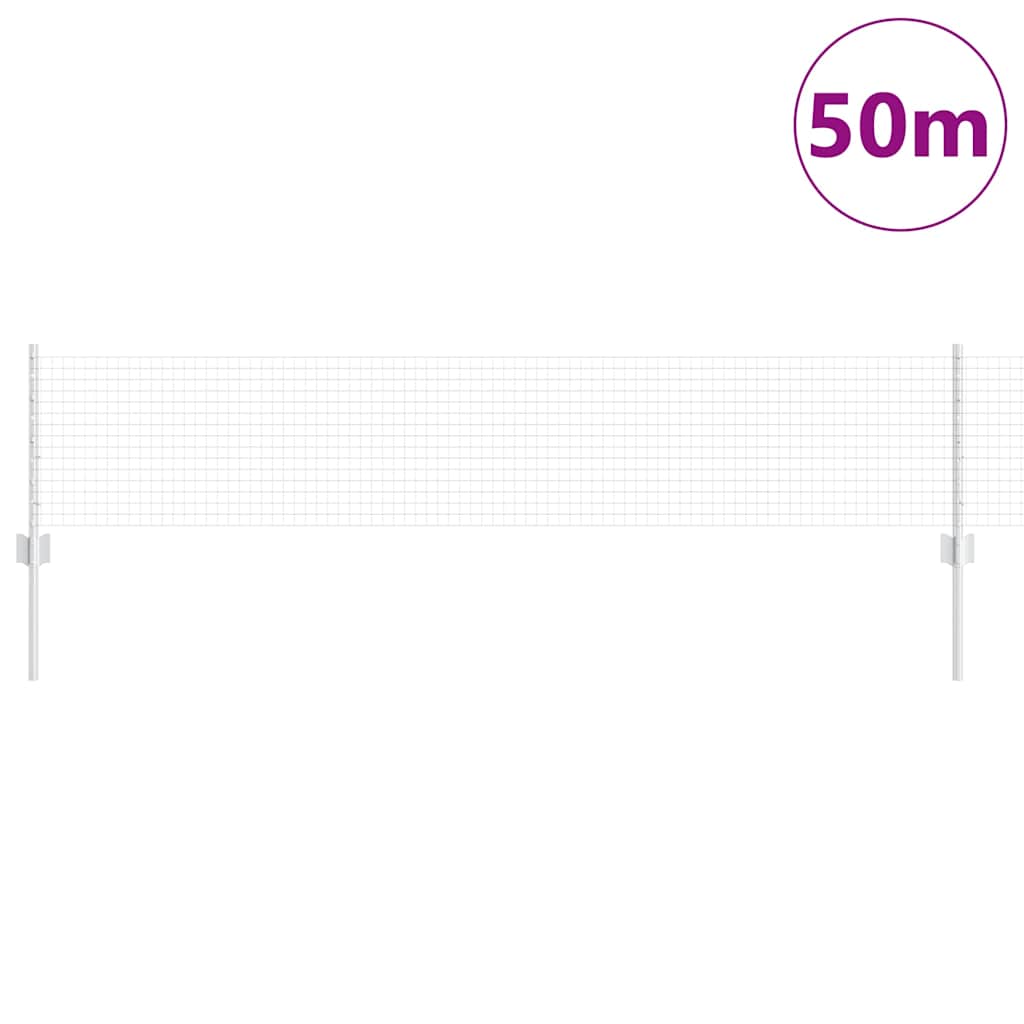 Zatvorena žičana ograda s postovima 50 x 0,4 m Pocinčani čelik