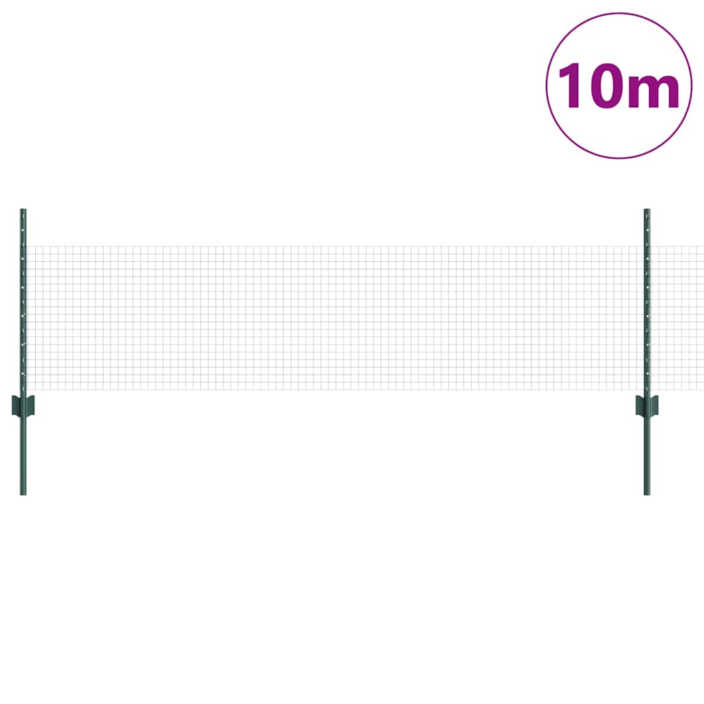 Zavarena žičana ograda s postom 10 x 0,5 m (Š x V)