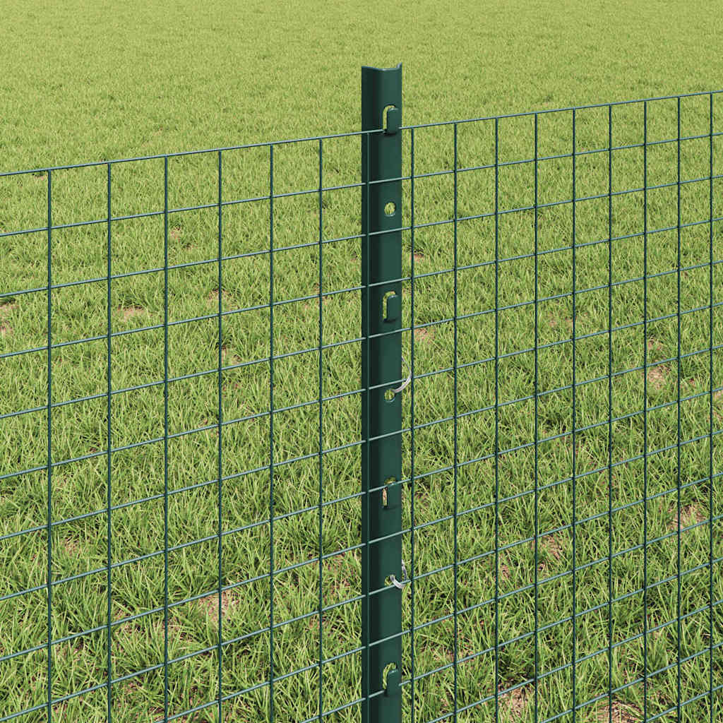 Zatvorena žičana ograda s postovima 10 x 0,6 m Zelena Mreža