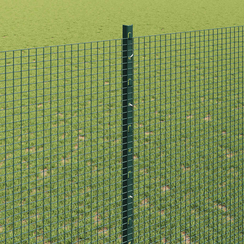 Zatvorena žičana ograda s postovima 10 x 1,4 m Zelena Mreža