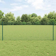 Zatvorena žičana ograda s postovima 50 x 0,8 m Zelena Mreža