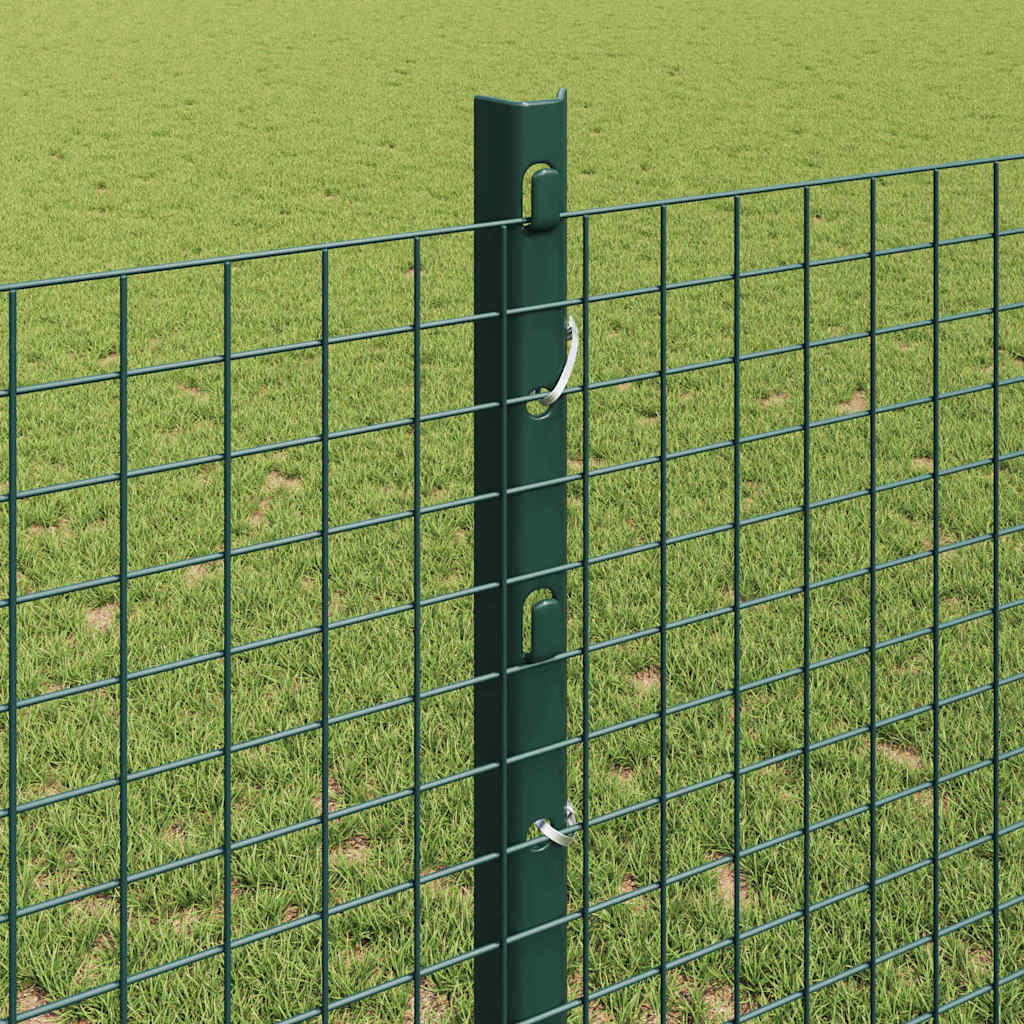 Zatvorena žičana ograda s postovima 50 x 1,2 m Zelena Mreža