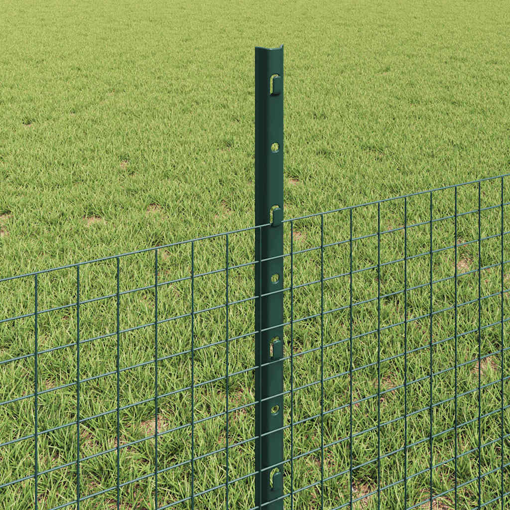 Zavarena žičana ograda s postom 100 x 0,5 m Zelena Mreža