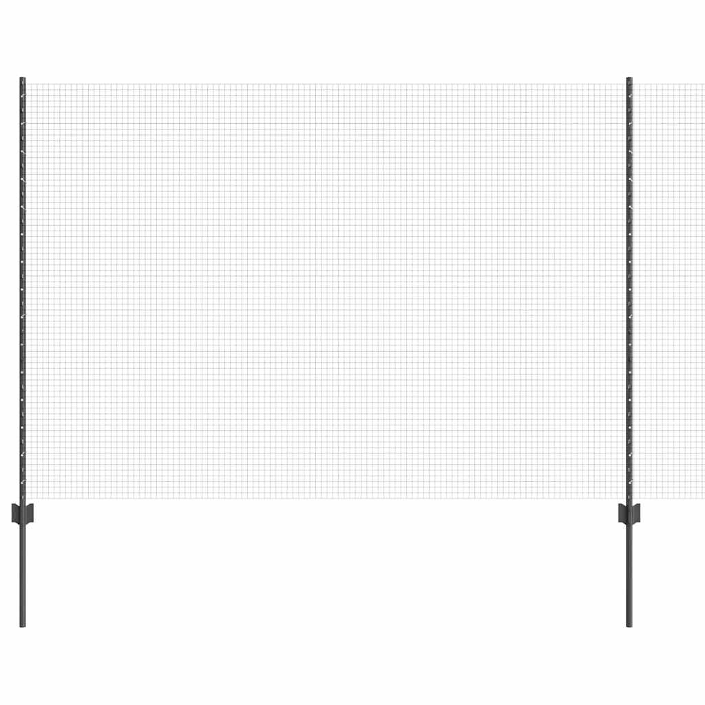 Zavarena žičana ograda s postom 25 x 1,5 m (Š x V)