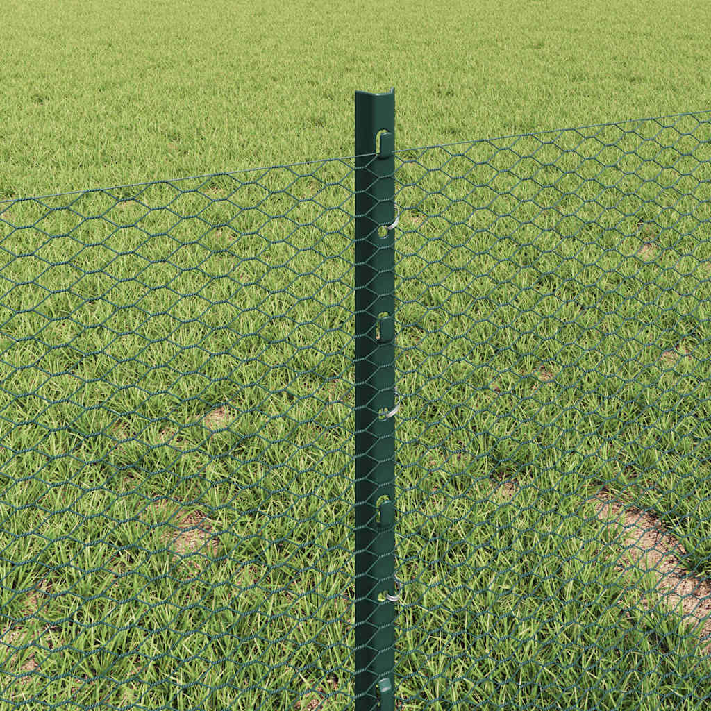 Zavarena žičana ograda 10 x 0,4 m Čelik premazan PVC-om Zelena