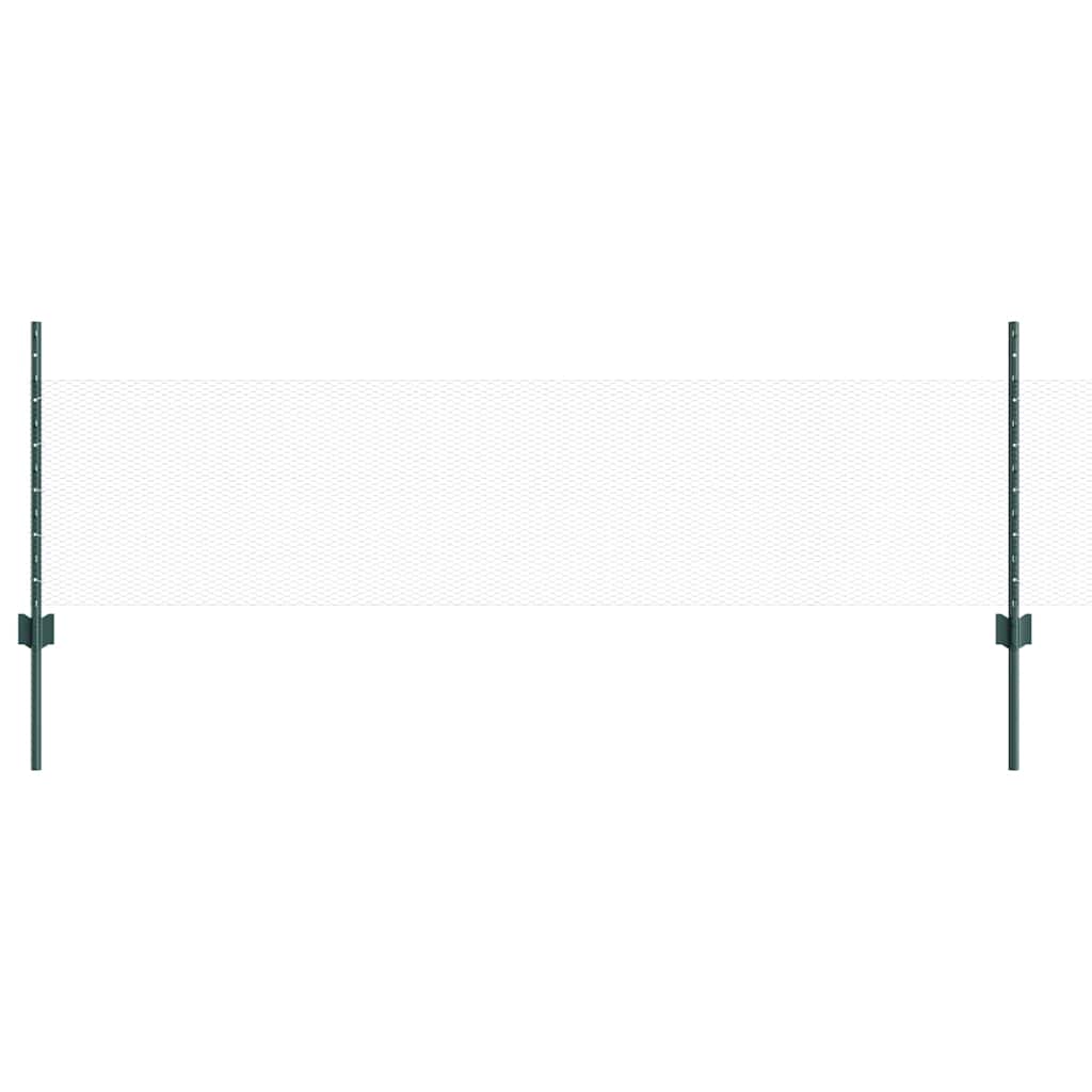 Heksagonalna ograda s stubom 50 x 0,5 m Čelik premazan PVC-om