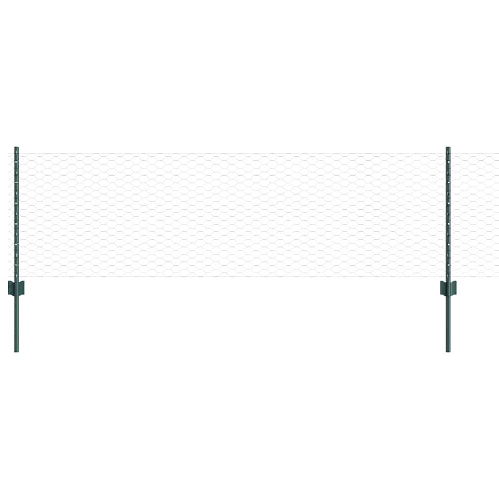 Zavarena žičana ograda 50 x 0,6 m (Š x V) Čelik premazan PVC-om